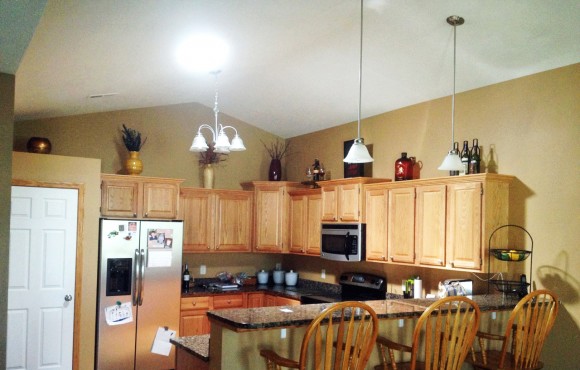 daylighting device in a kitchen