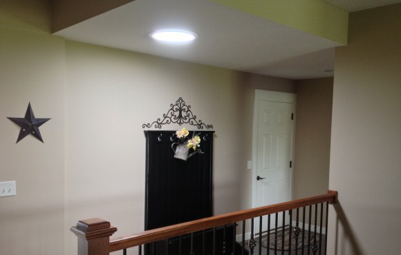 daylighting device in foyer