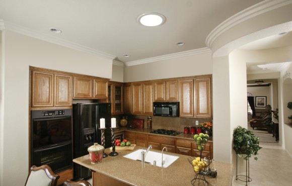 Daylighting device kitchen